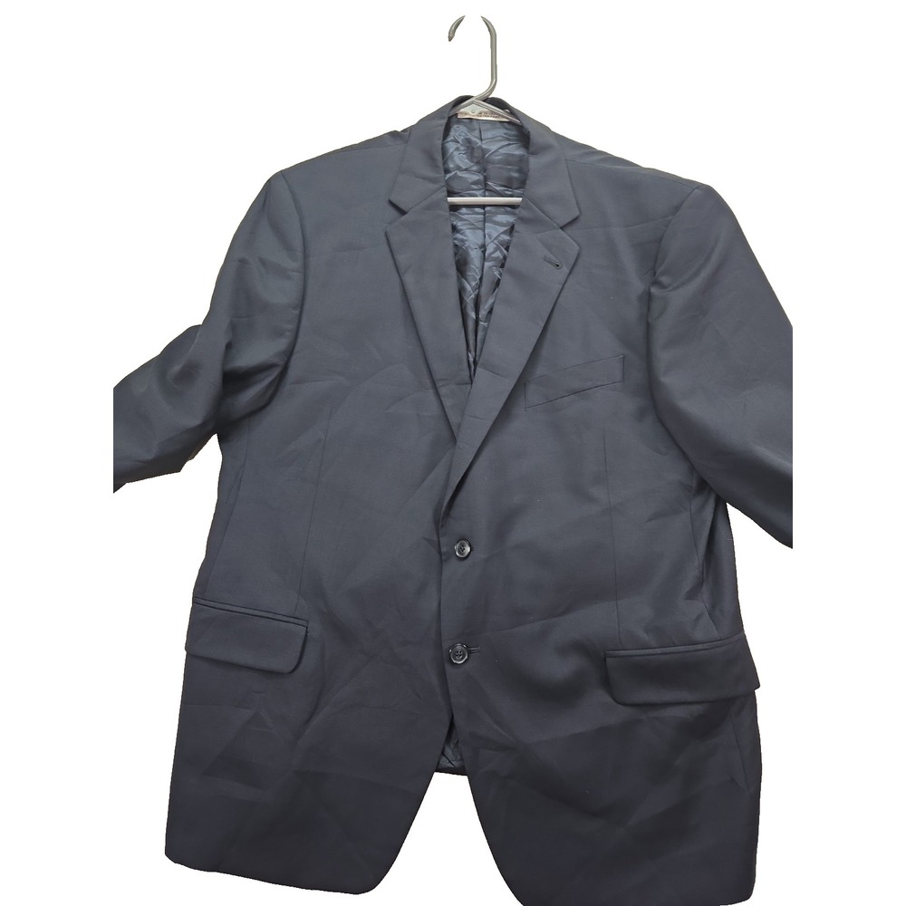 Joseph Abboud Super 120's Navy Wool Blend Suit Jacket Blazer Men's Sz 46S